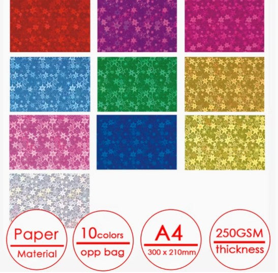Craft Papar - A4 - Glitter - Foska - HM1250H