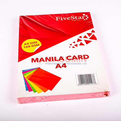 Manila - A4 - Pink - 160gms - Masuminprintways