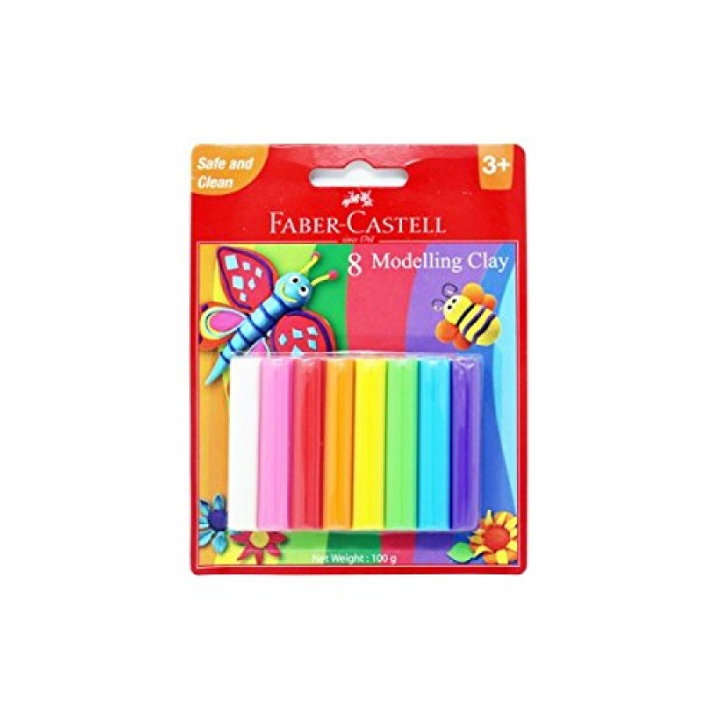 Clay - Moulding - 8 Color - Faber Castell - 120891