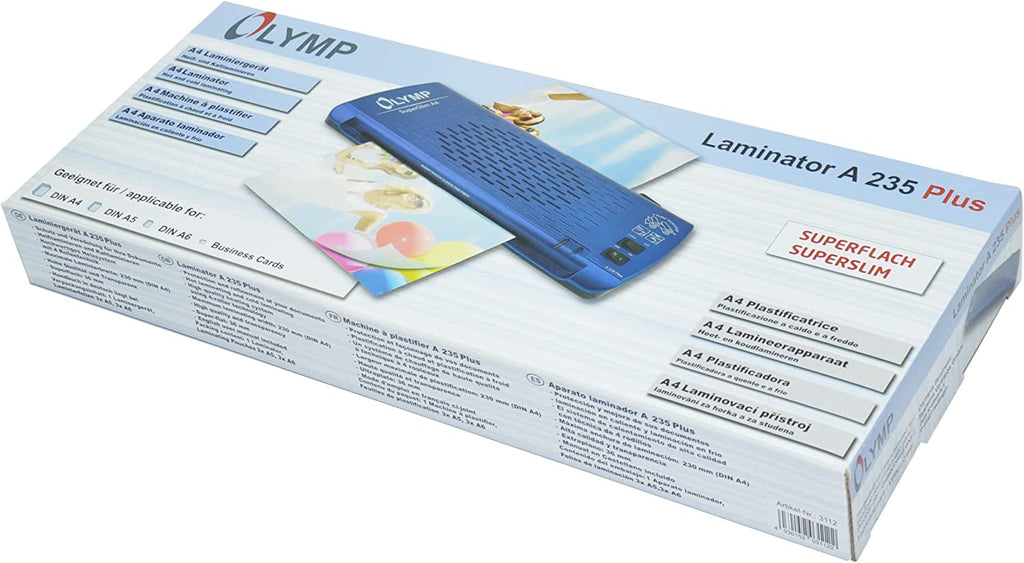Lamination Machine - A4 - Olympia - A235 Plus-Blue