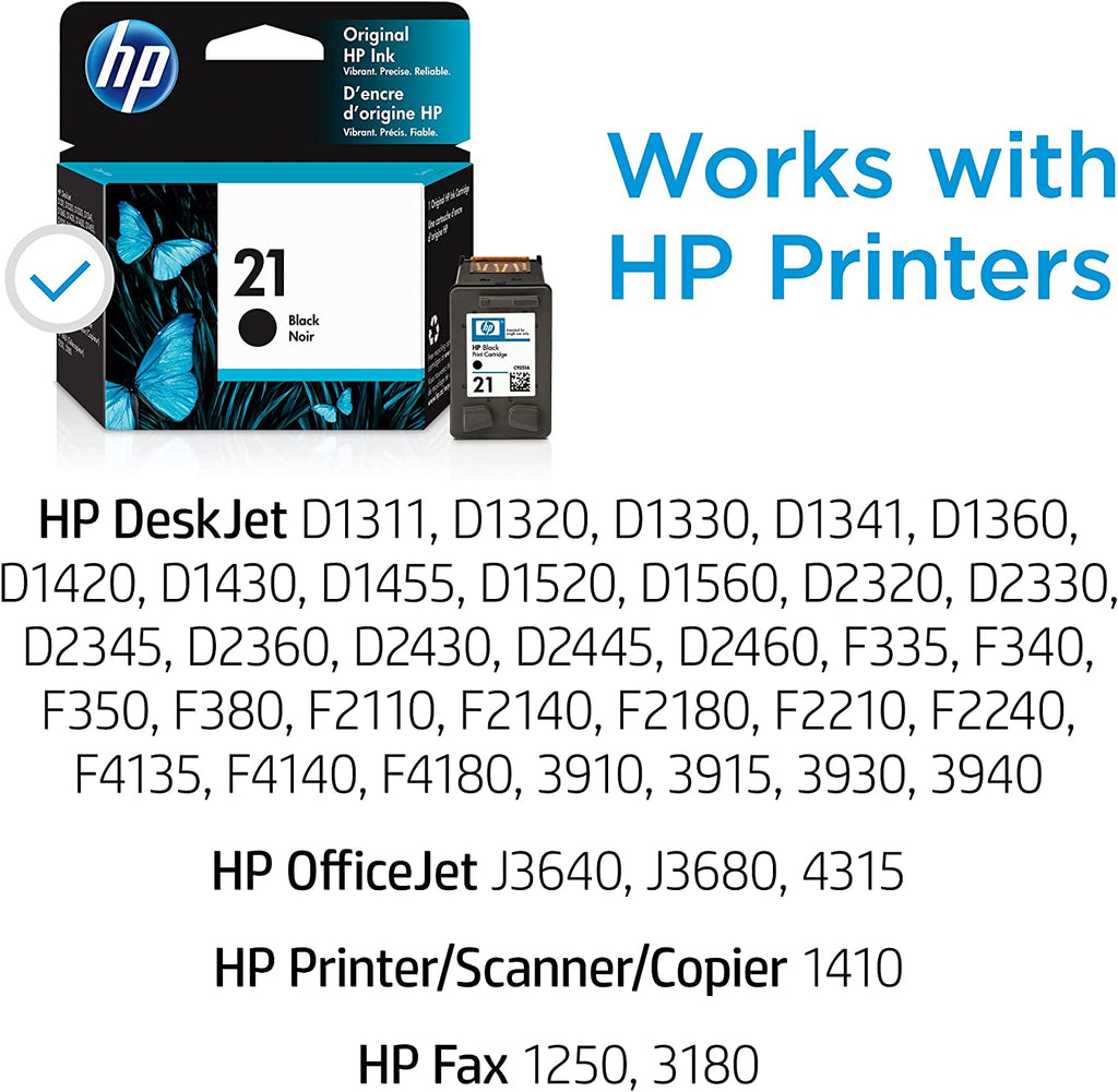Cartridge - HP - 21 - Black - C-9351AA