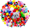 Crafty - Pom Pom - 25mm - 25pc - Mix Colour