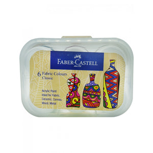 Fabric Colour - Faber-Castell - Classic - 6pcs