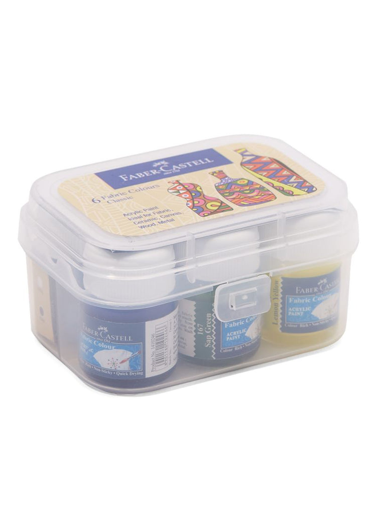 Fabric Colour - Faber-Castell - Classic - 6pcs