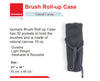 Brush Holder - Roll Up Case - Isomars - Art#BRC