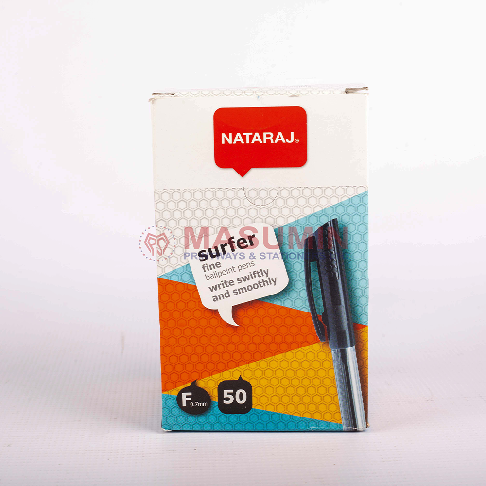 Ball Pen - Nataraj - Surfer - Black - 0.7mm - Masuminprintways