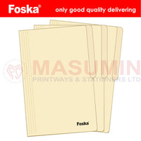 Manila - A4 - Embossed - Foska - Orange - 210gms