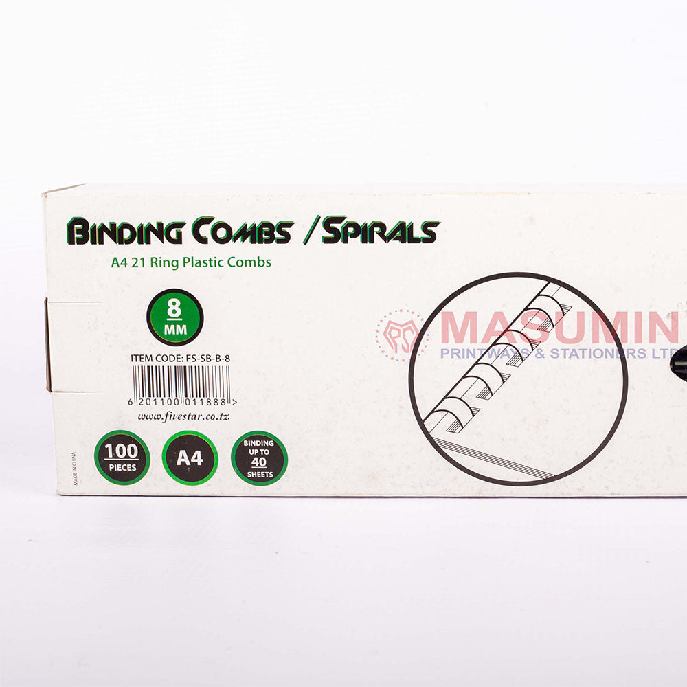 DHP - Metal Spiral For Binding, Step 5:1, 14 Mm, Black (Box