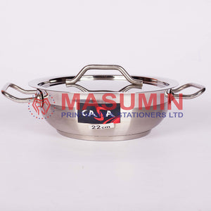 Kadai - Steelo - With Lid - Casa - CA-SK-22