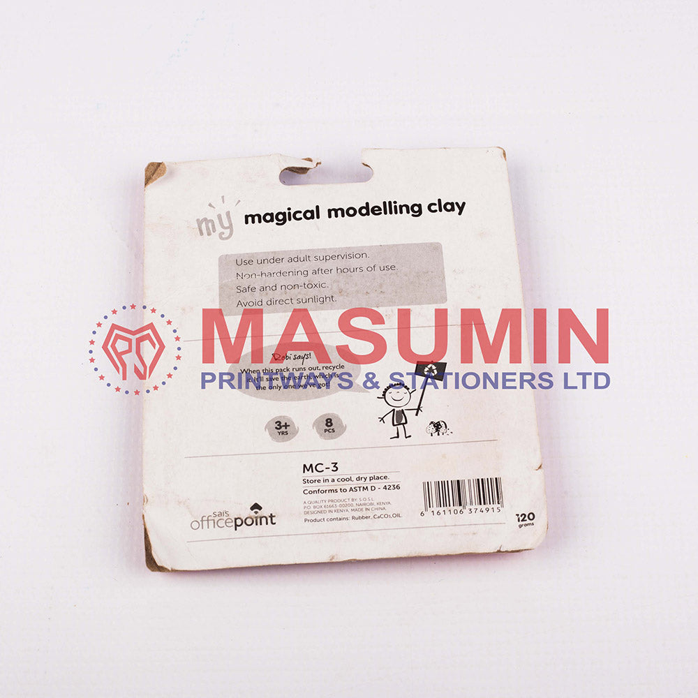 Clay - Moulding - VEDA -  8 Pcs - MC3 - 120gms