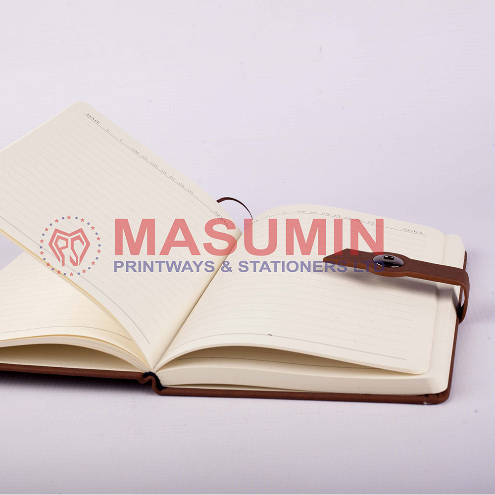 Notebook button hard cover (25-31) 14.1*20.5