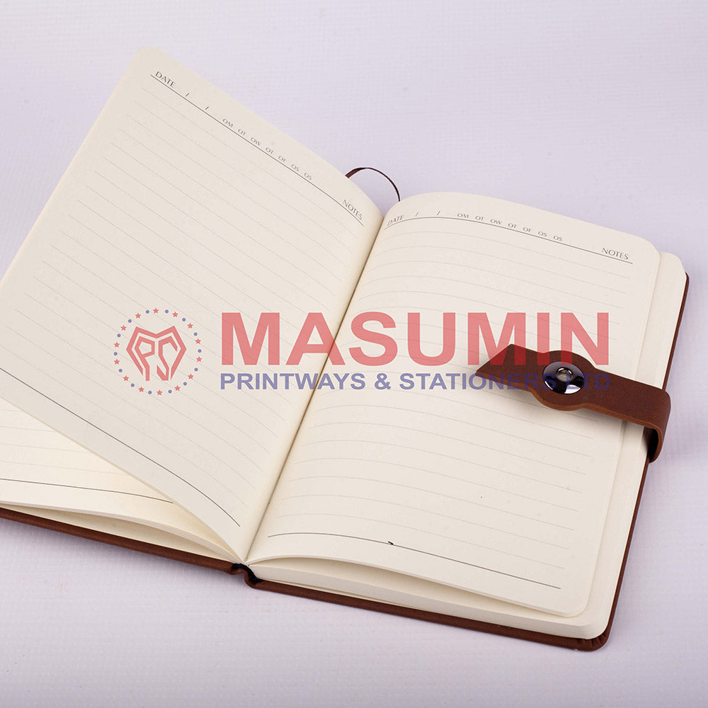 Notebook button hard cover (25-31) 14.1*20.5
