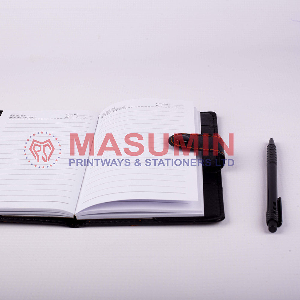 Notebook button BWX-6103 9.2*17cm-78page