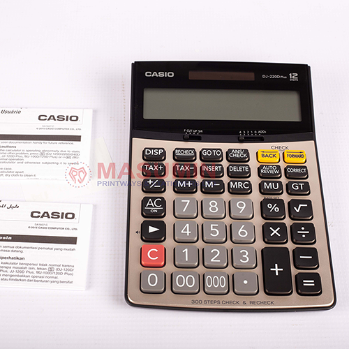 Calculator - Casio - DJ-220D - Plus - 12 Digit - Masuminprintways