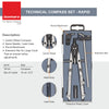 Compass - Isomars - 2 Pcs Set - Rapid - Art#TR02