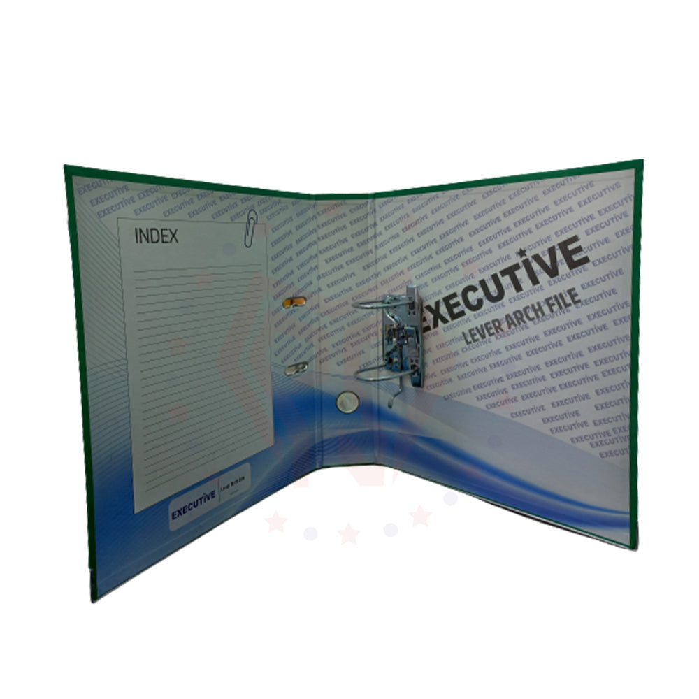 Box File - Pvc - Green - Executive - 3''
