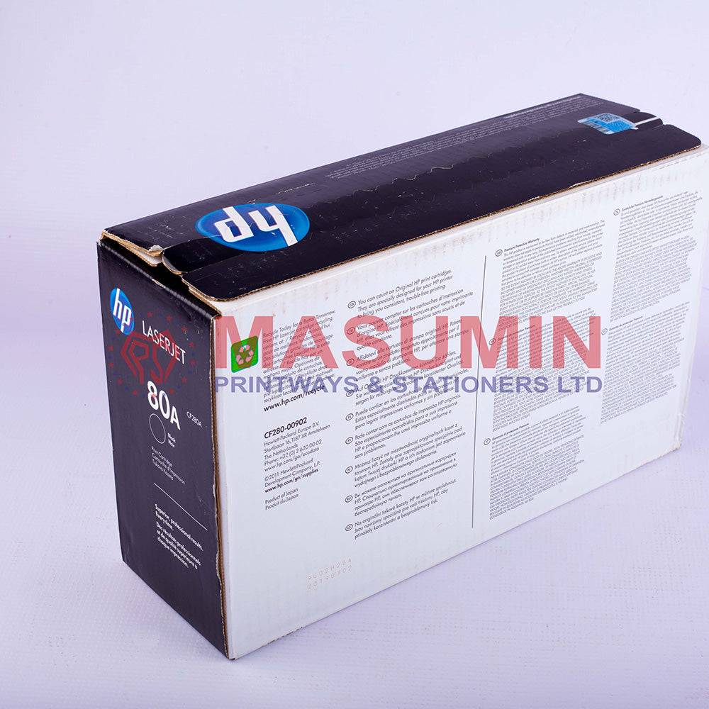 Toner - HP - 80A - Biack - CF-280A