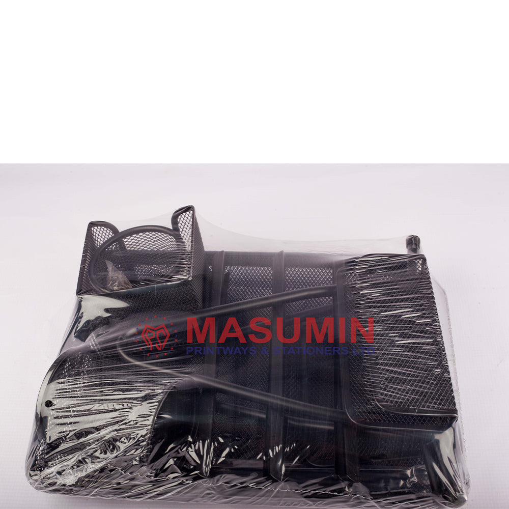 Desk Organizer - Metal -5 Pc Set - Mesh – Foska