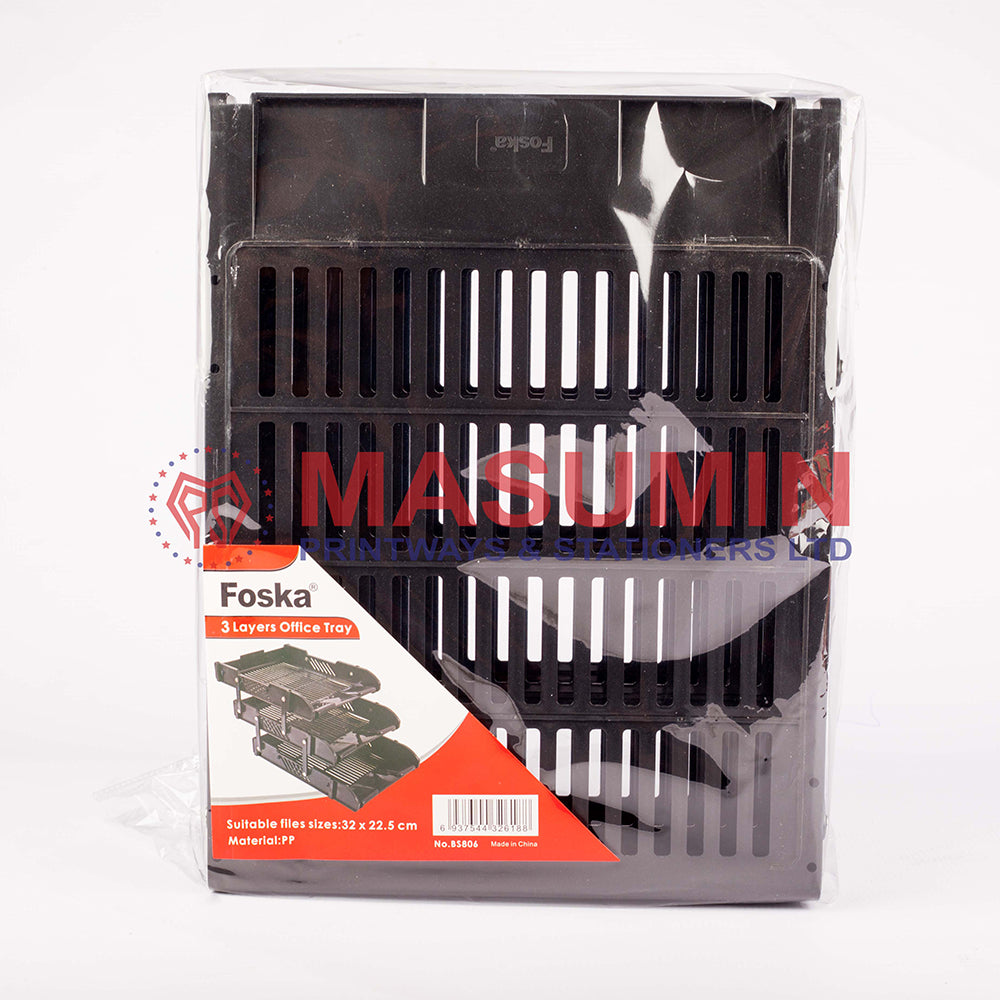 Tray - 3 Tier - Plastic - Adjustable - Foska - BS806