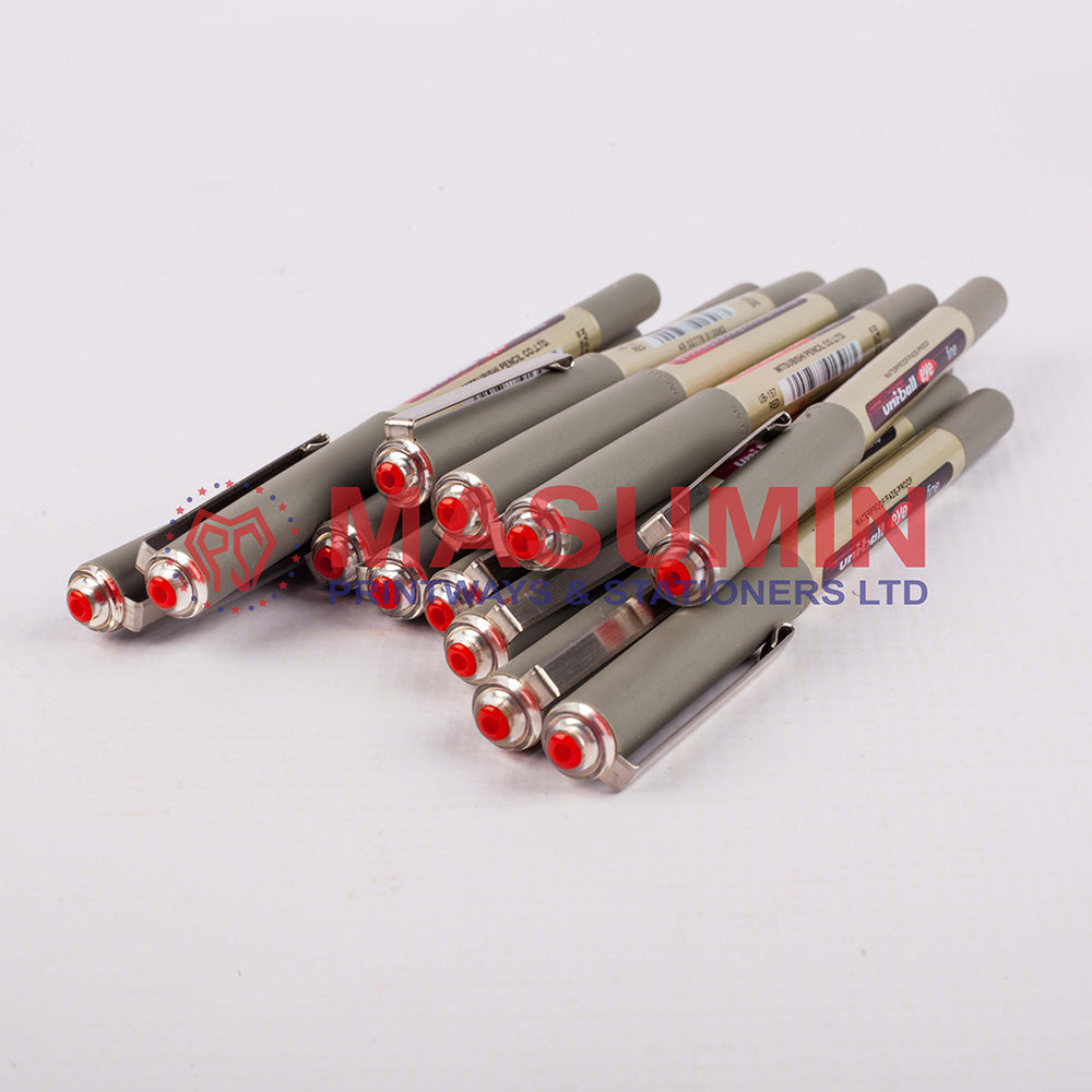 Pen - Uniball - Eye - Red - UB-157  - Fine - 0.7mm