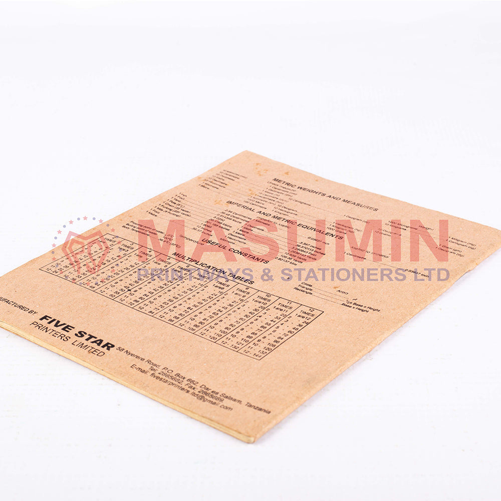Ex Book - Square Line - 32 Pages - A5 Size