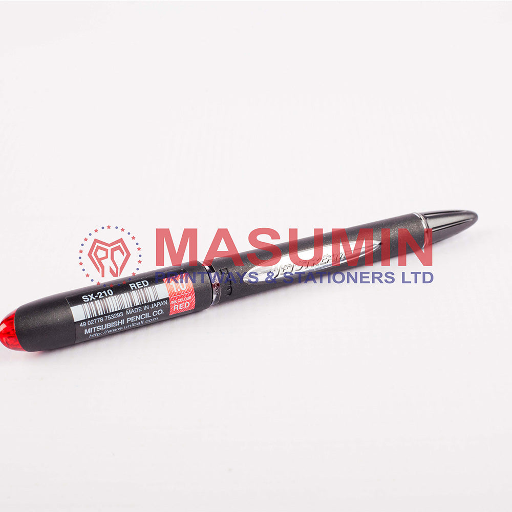 Uniball pen jetstream red