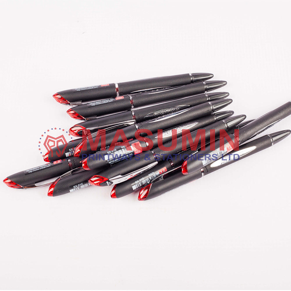 Uniball pen jetstream red