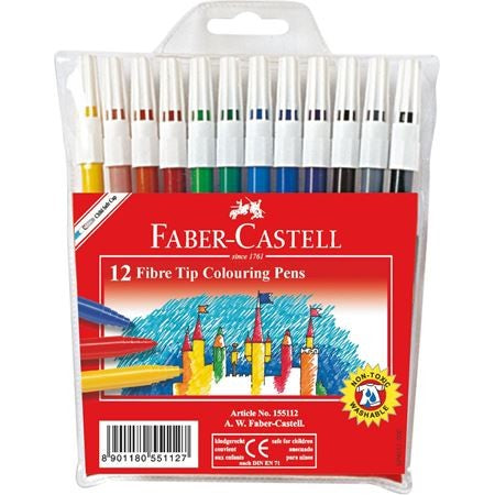 Sketch Pen - Faber Castell - 12 Pcs Set – 155112
