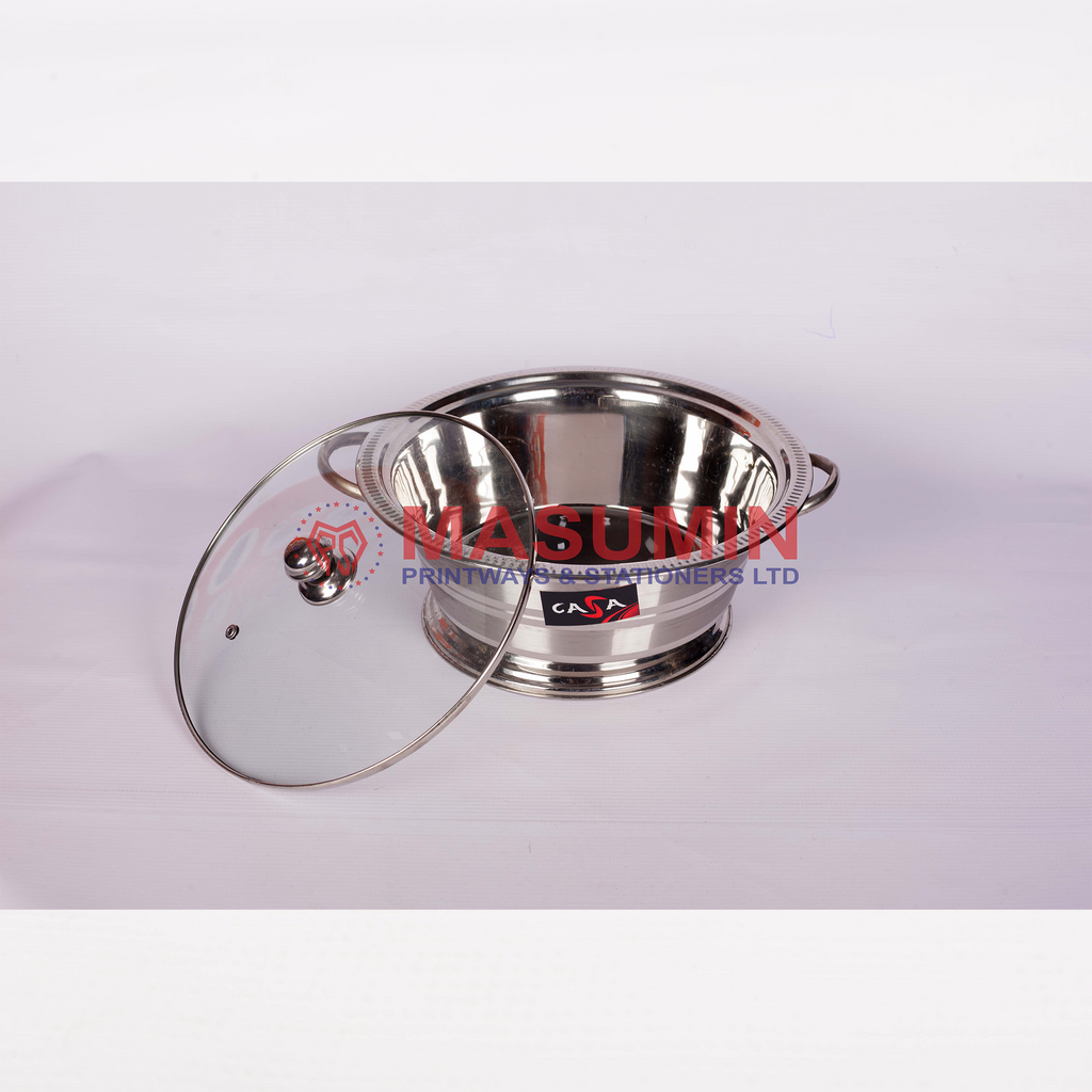 Soup Tourien - With -Glass Lid - Casa -CA-SWGL-28 - Masuminprintways