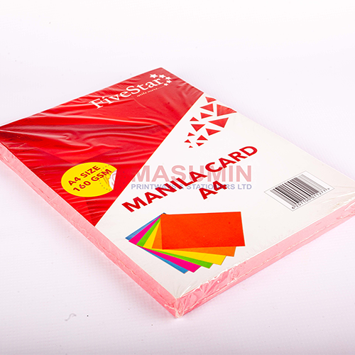 Manila - A4 - Pink - 160gms - Masuminprintways