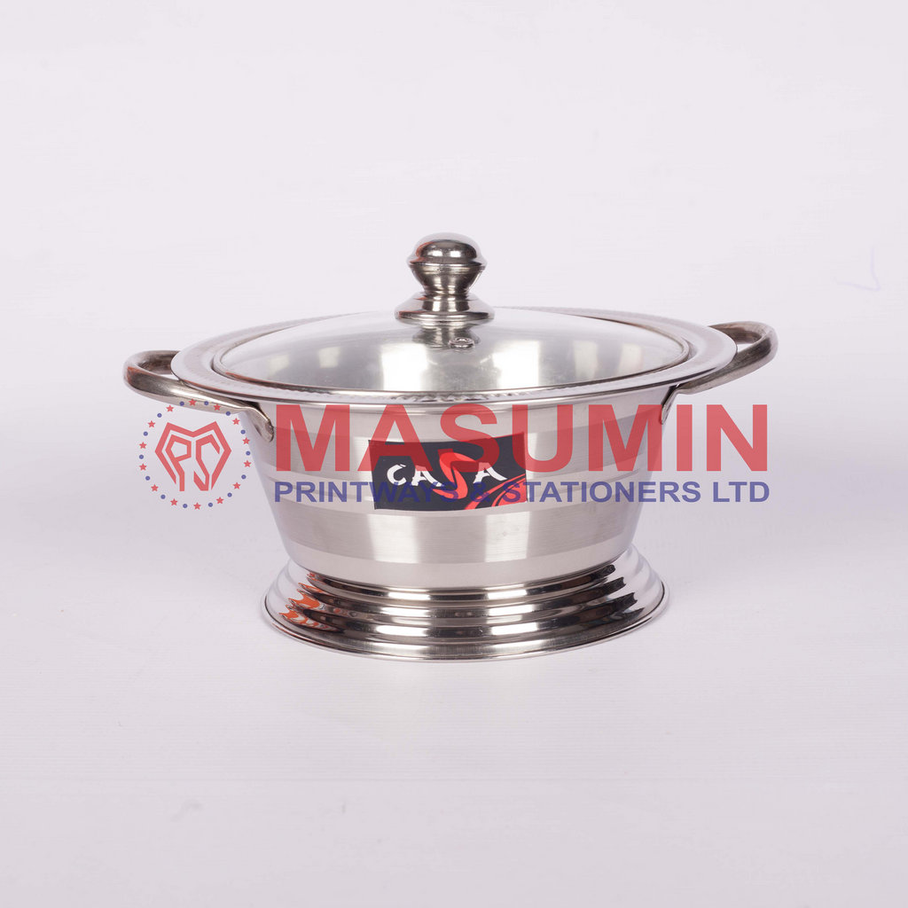 Soup Tourien - With -Glass Lid - Casa - CA-SWGL-22 - Masuminprintways