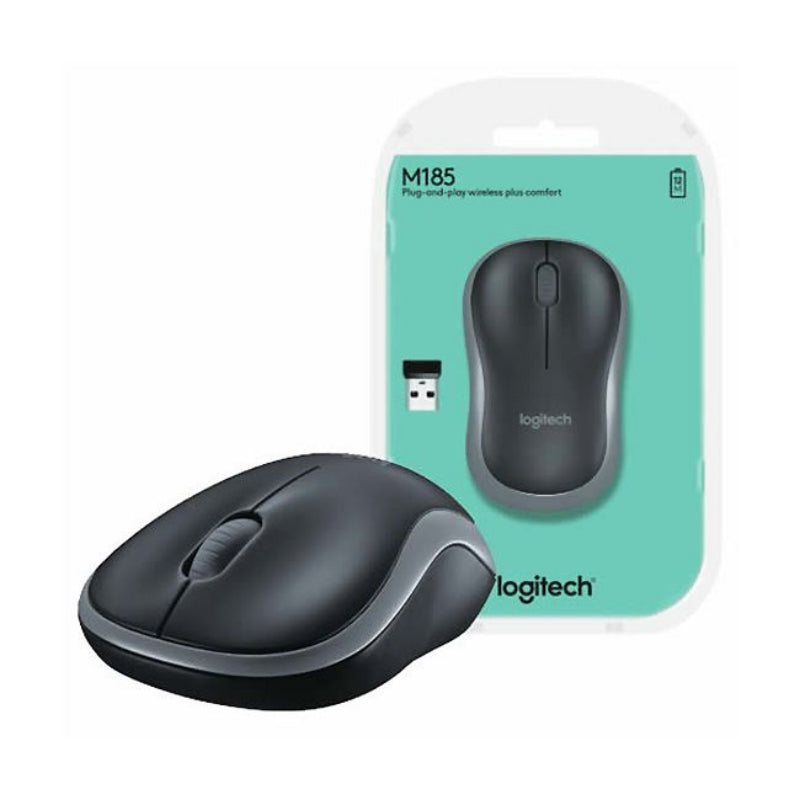 Mouse - Logitech - Wireless - M185