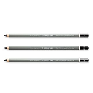 Charcoal Art Pencil - 4pcs Set - Staedtler - ST-100C-SKB4