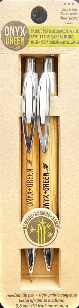 Ball Pen + Clutch Pencil - Onyx Green - 2pc Set
