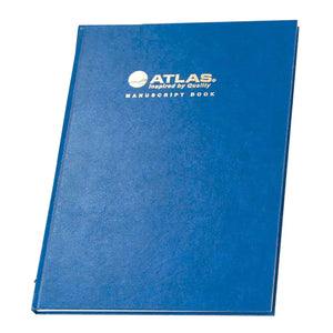 Manuscript Book - A4 - 4Q - Atlas - Blue Cover