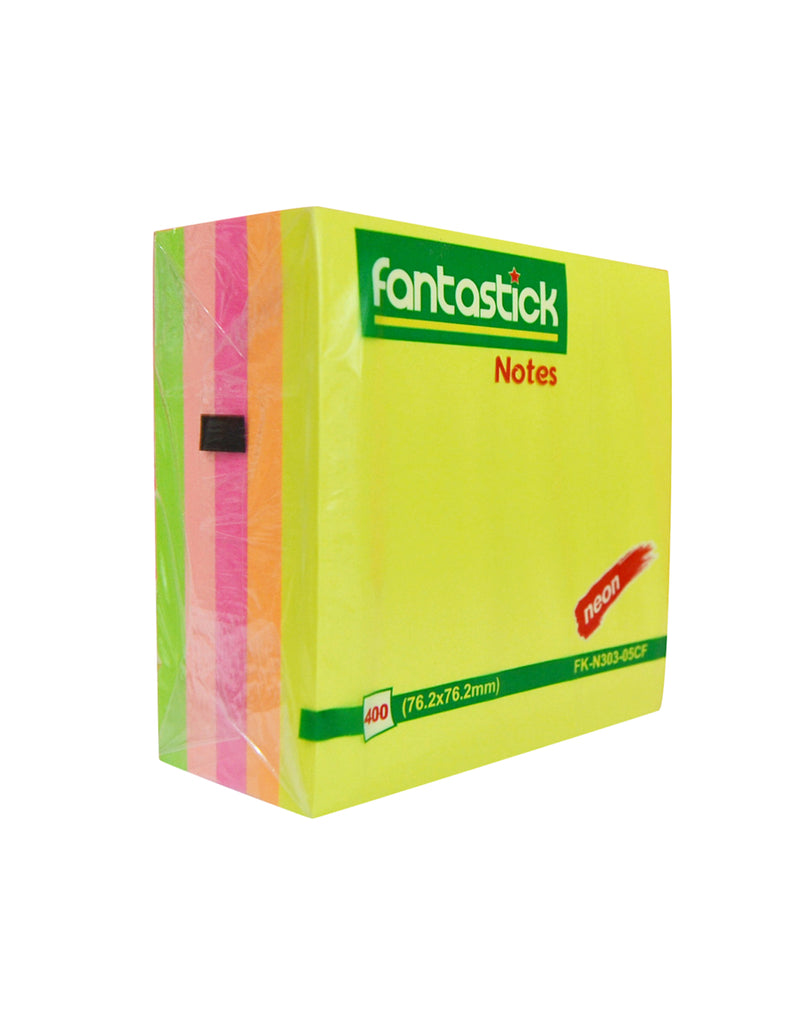 Post It - 3x3 - Thick - Fantastick-Neon - 5-colour