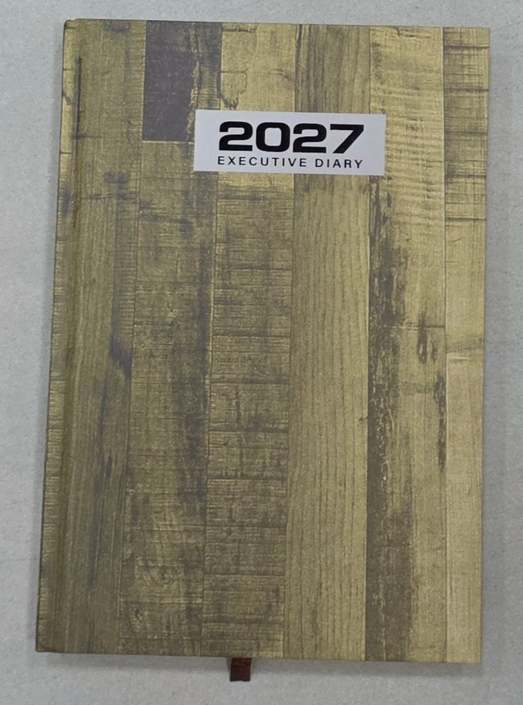 Diary - 2027 - A5 - Hard cover - Green