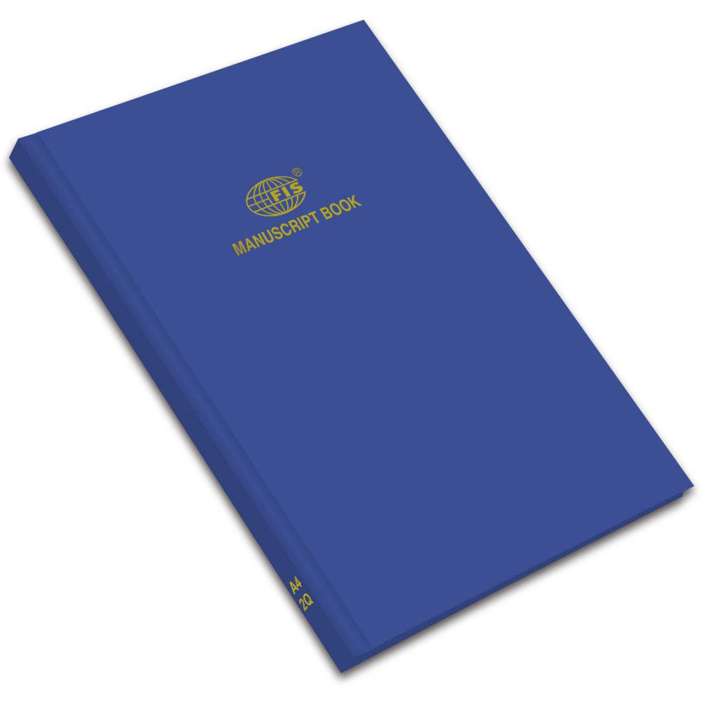 Manuscript Book - 10x8" - 2Q - Atlas - Blue Cover
