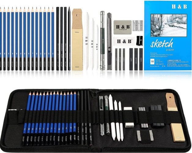 Drawing Set - Foska - PA1001 - Artist - 35pc