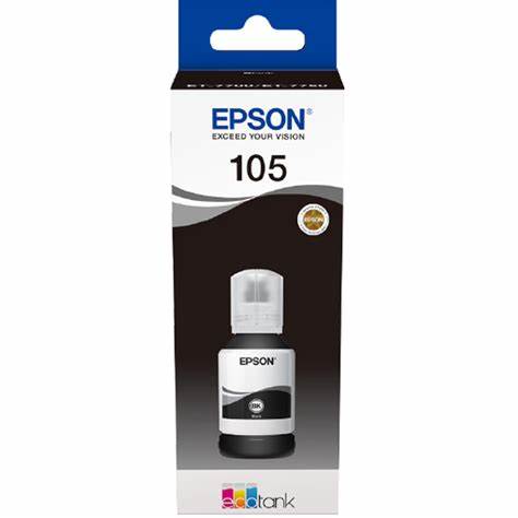 Ink - Bottle - Epson - 105 - Black