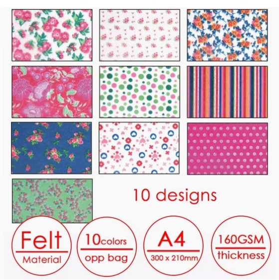Soft Handmade Felt - 180gsm - Foska - HM5004