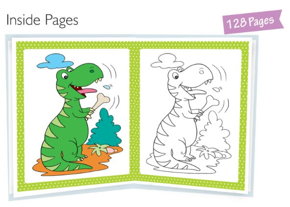 Coloring Book - Dinosaur - 978-93-5541-744-2