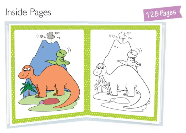 Coloring Book - Dinosaur - 978-93-5541-744-2