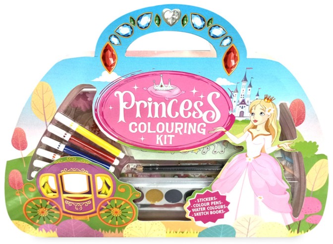 Colouring Kit - Princess - Fun Pad - 978-81-8385-255-5