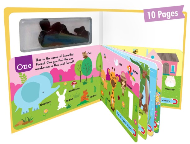 Magnetic Play Book - Numbers