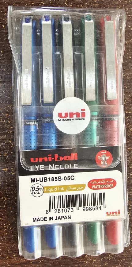 Pen - uniball - eye - Needle - 5 pcs - 0.5