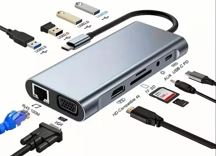 Docking Station - 11 in 1 - USB Type C