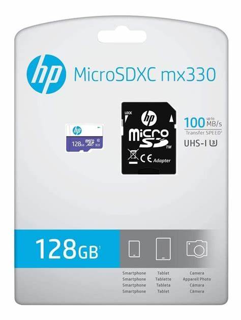 Memory Card - 128GB - HP - MicroSDXC - mx330