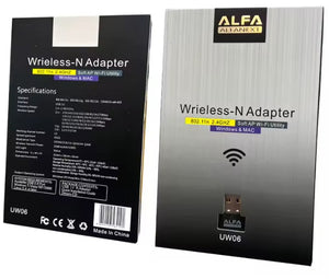 Adapter - Mini - USB - Wireless + Bluetooth - Alfa Network - UW06