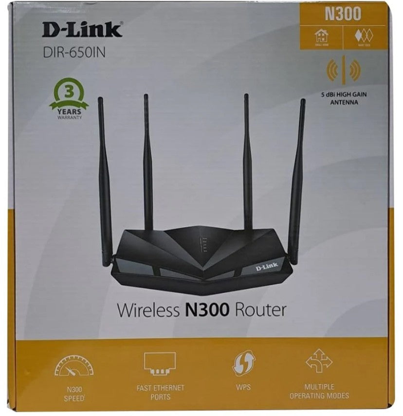 Router - Wireless - D-Link - N300 - DIR-6650IN